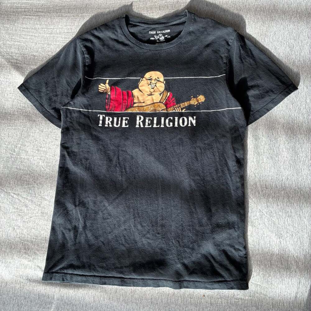 Y2K True Religion Buddha Graphic T-Shirt size S